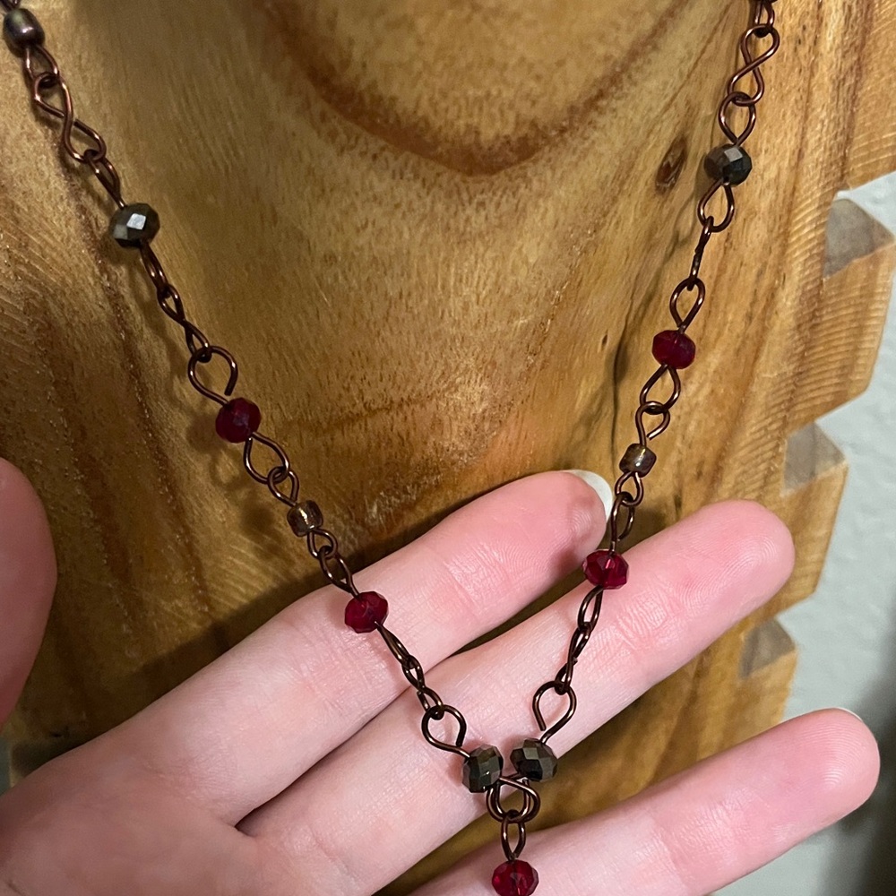 Wire Wrapped Essential Oil Diffuser Necklace - image 7